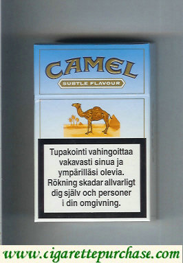 Camel Subtle Flavour Lights cigarettes hard box